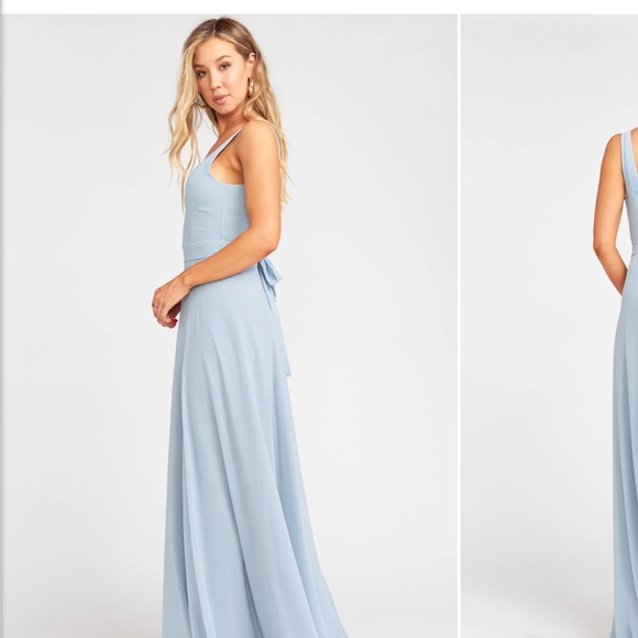 Jenn Maxi Dress (Show Me Your MuMu) in Steel Blue, Size S, Unaltered - Picture 2 of 4